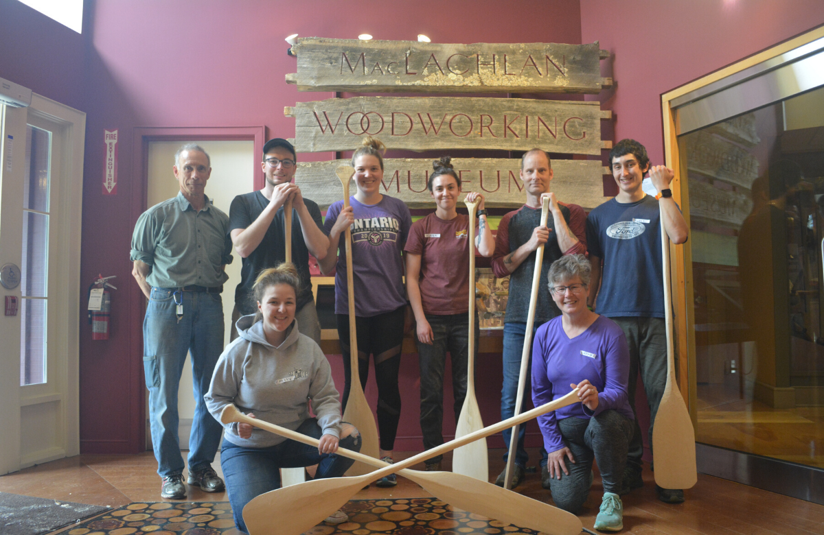 Paddle Making class photo
