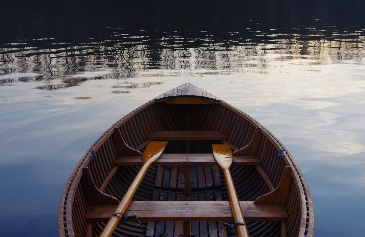 Boat with Paddles